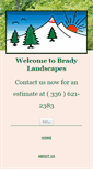 Mobile Screenshot of bradylandscapesnc.com